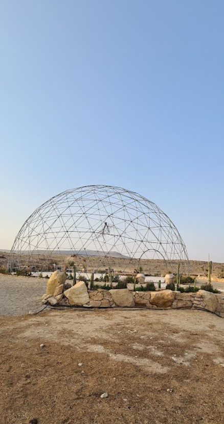 Huge geodesic dome